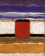 Kasimir Malevich Red House Spain oil painting artist